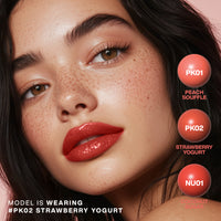 Focallure Transferproof Watery Lip Balm Group-PK02 Strawberry Yogurt
