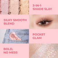 Pinkflash 3 Pan Eyeshadow Group-GT01