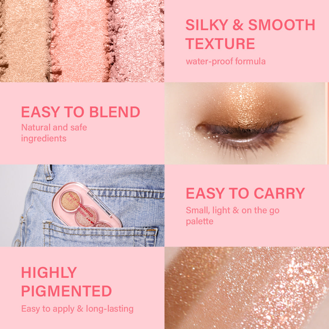 Pinkflash 3 Pan Eyeshadow Pinkflash 3 Pan Eyeshadow