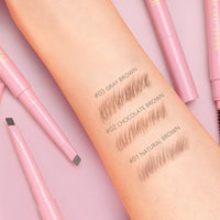 Pinkflash Waterproof Auto Eyebrow Pencil Group-Natural Brown