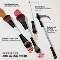 Jessup Beauty14-in-10 Duo-End Brush Versatility Collection Jessup Beauty14-in-10 Duo-End Brush Versatility Collection
