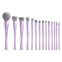 Jessup Makeup Luxury Purple Makeup Brush Set of 14pcs Jessup Makeup Luxury Purple Makeup Brush Set of 14pcs