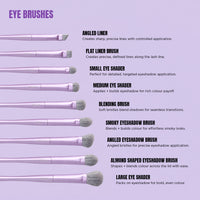 Jessup Makeup Luxury Purple Makeup Brush Set of 14pcs Jessup Makeup Luxury Purple Makeup Brush Set of 14pcs