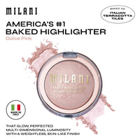 Milani Baked Highlighter Group - Dolce Pink A