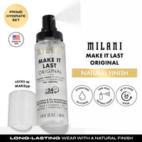 Milani Make It Last Natural Finish Setting Spray Prime + Correct + Set Group- Full Size