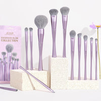 Jessup Makeup Luxury Purple Makeup Brush Set of 14pcs Jessup Makeup Luxury Purple Makeup Brush Set of 14pcs
