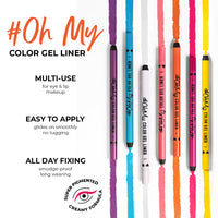 Lamel Long Lasting OH My Color Gel Eye Liner Group-White №407