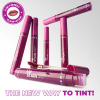 Lamel Lip Stain Hydrating Lip Tint - Pack of 3 Group - Confidence 01
