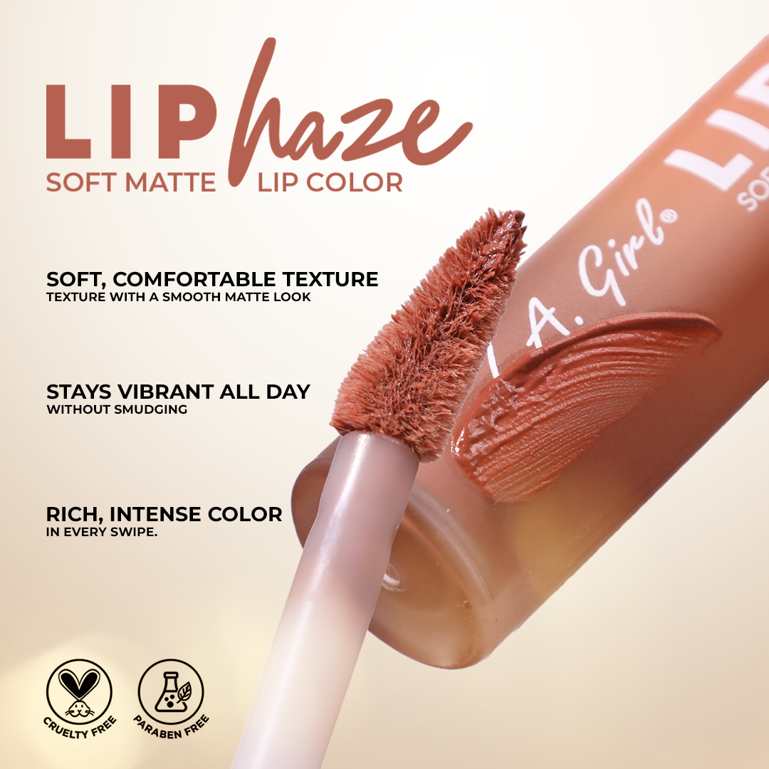 L.A Girl Lip Haze Blurring Soft Matte Lip Color L.A Girl Lip Haze Blurring Soft Matte Lip Color