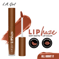 L.A Girl Lip Haze Blurring Soft Matte Lip Color Group - All About It 06
