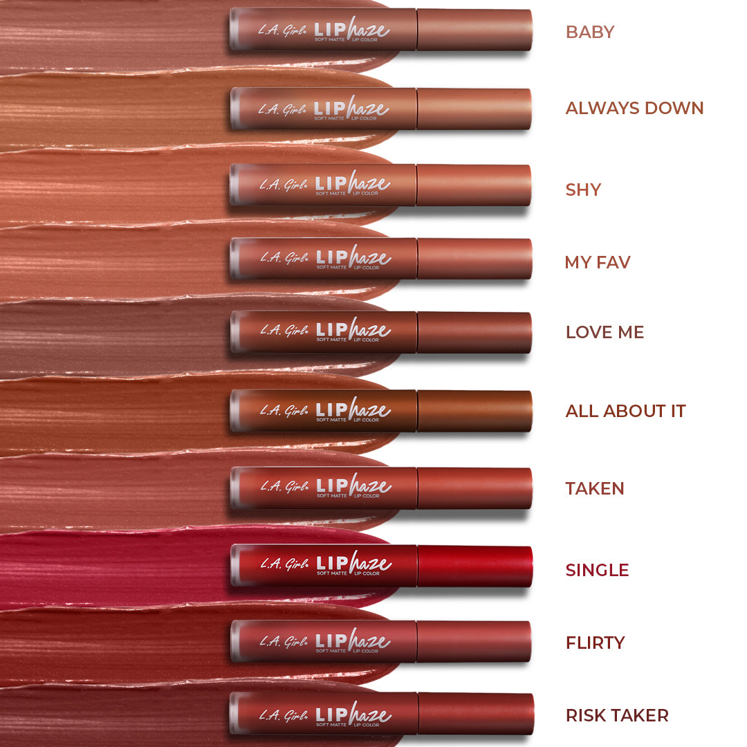 L.A Girl Lip Haze Blurring Soft Matte Lip Color L.A Girl Lip Haze Blurring Soft Matte Lip Color