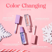 L.A Colors Changing Glossy Lip Oil Stocking Stuffer Group-Shining