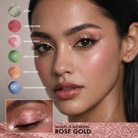 L.A. Girl Dream Glitter Liquid Eyeshadow Group - Rose Gold A