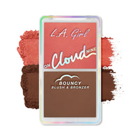 L.A. Girl On Cloud Nine Bouncy Blush & Bronzer Group-Coral Bliss