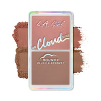 L.A. Girl On Cloud Nine Bouncy Blush & Bronzer Group-Misty Mauve