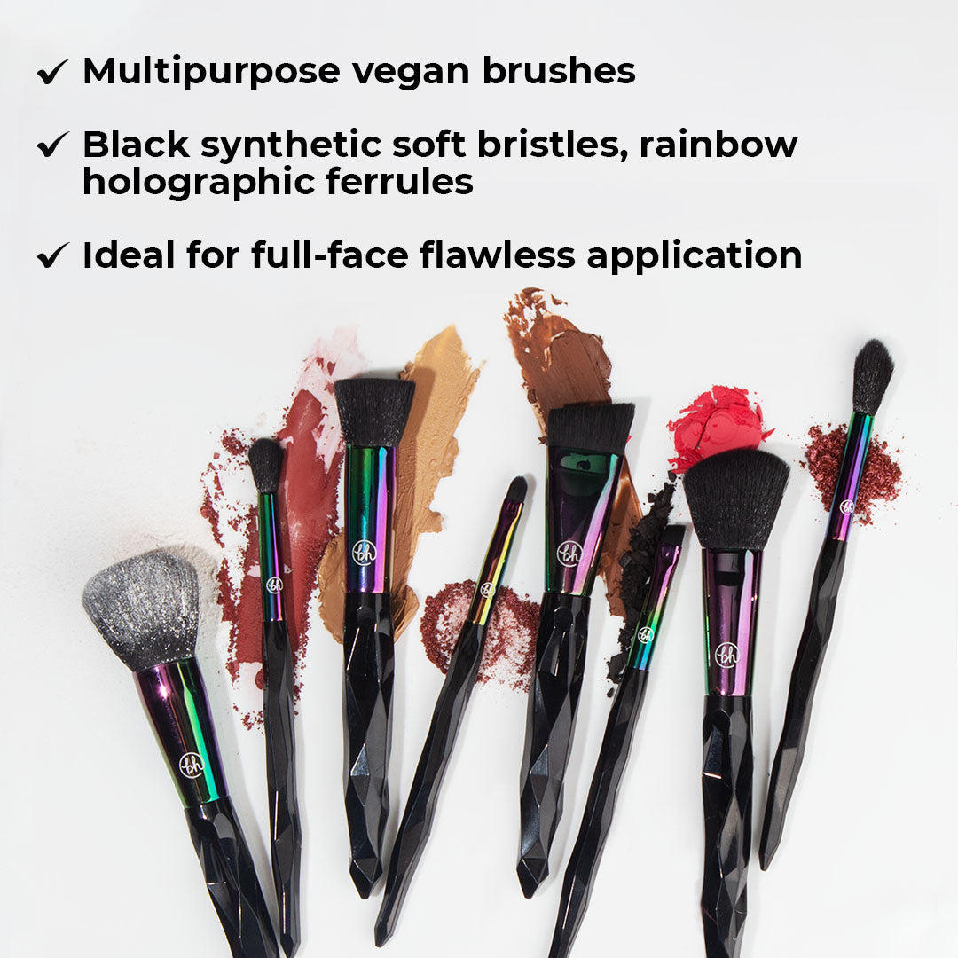 BH Poison Shock - 8 Piece Face & Eye Brush Set BH Poison Shock - 8 Piece Face & Eye Brush Set