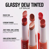 Absolute New York Glassy Dew Tinted Lip Balm Group-Lychee
