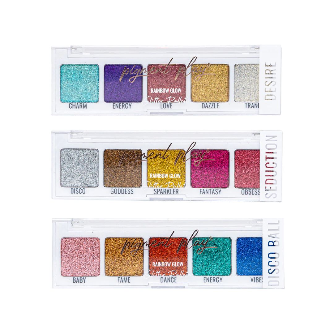 Max Effects Mini Glitter Palette - Pack of 3