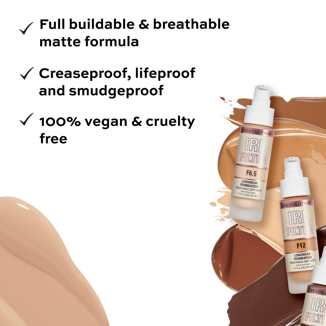 Makeup Revolution IRL Filter Longwear Foundation Makeup Revolution IRL Filter Longwear Foundation