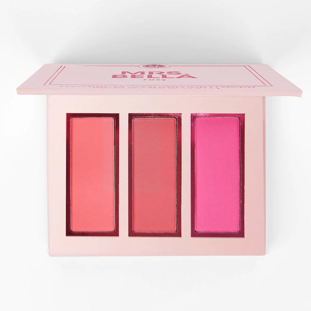 BH Cosmetics Mrs. Bella Rosy 3 Color Blush Trio BH Cosmetics Mrs. Bella Rosy 3 Color Blush Trio