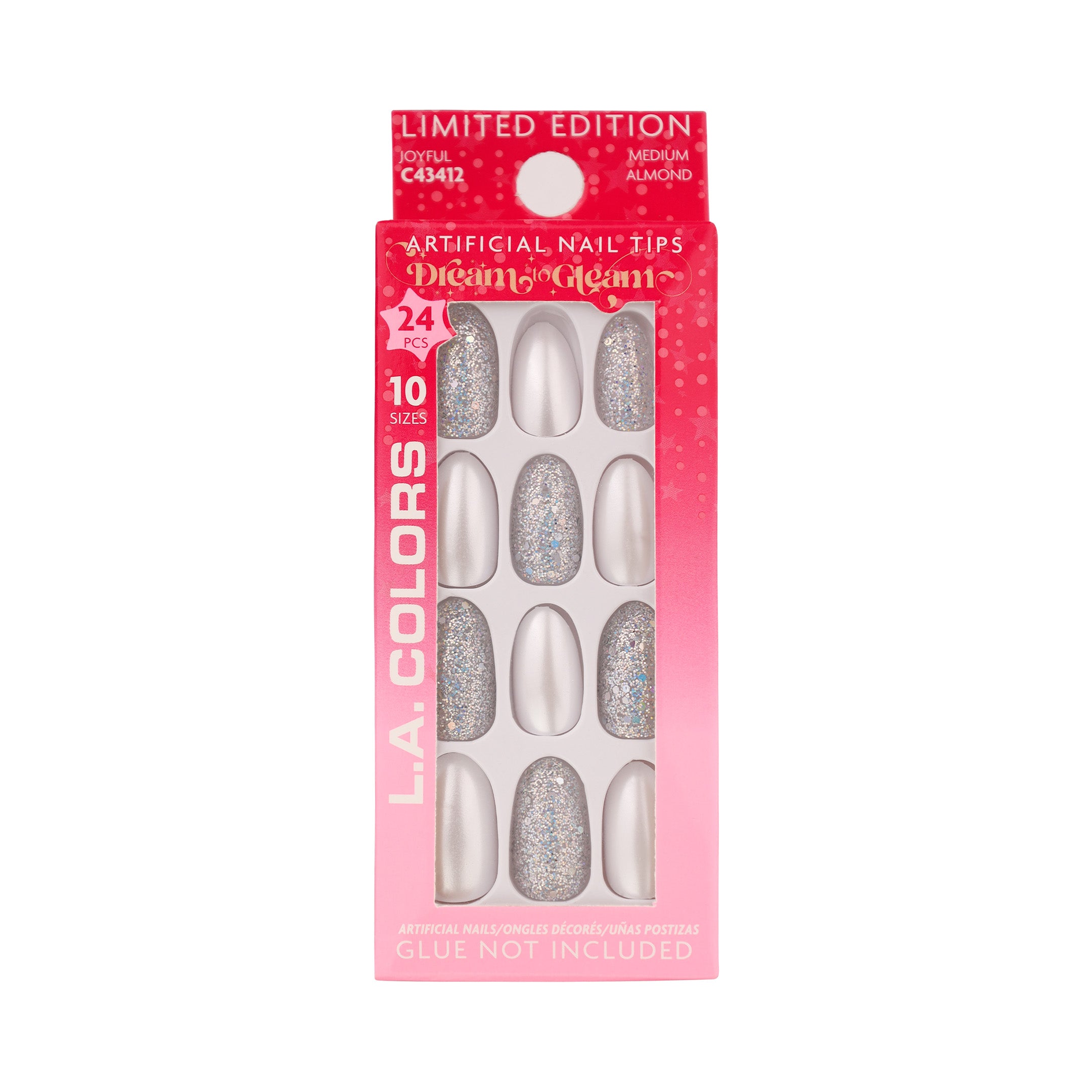 L.A. Colors 24 Pcs Artificial Nails On! Stocking Stuffer L.A. Colors 24 Pcs Artificial Nails On! Stocking Stuffer