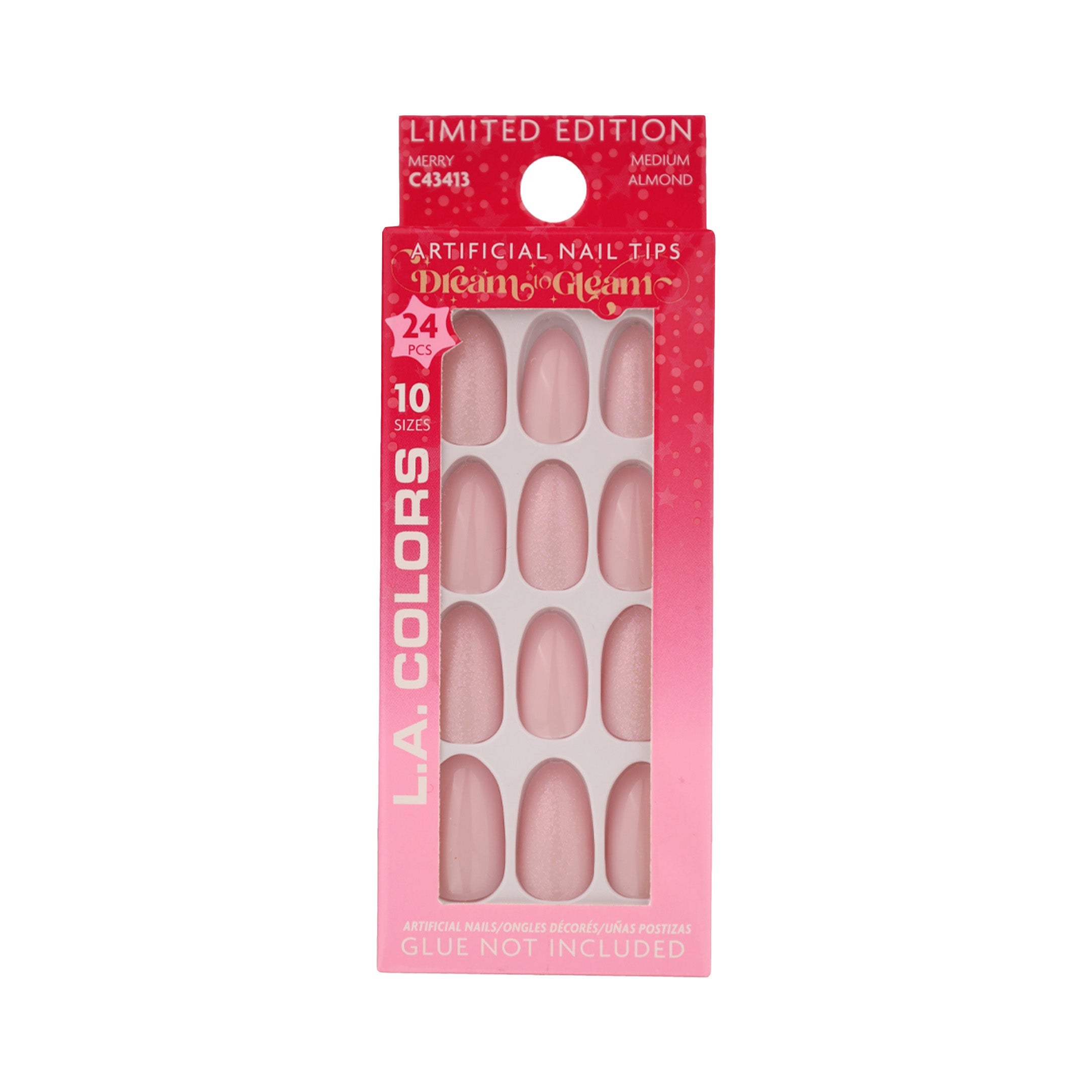 L.A. Colors 24 Pcs Artificial Nails On! Stocking Stuffer L.A. Colors 24 Pcs Artificial Nails On! Stocking Stuffer