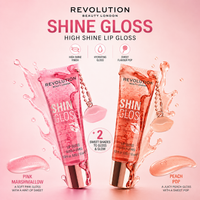 Makeup Revolution Shine Lip Gloss - Pack of 2 Makeup Revolution Shine Lip Gloss - Pack of 2