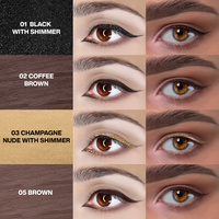 Focallure Lasting Soft Gel Eyeliner Pencil Group-Black With Shimmer