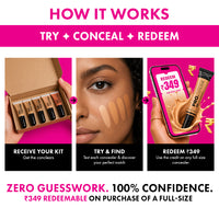L.A. Girl Concealer Trial & Match Set L.A. Girl Concealer Trial & Match Set