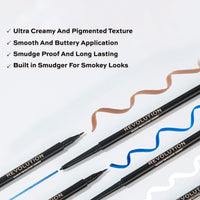 Makeup Revolution Felt & Kohl Eyeliner Makeup Revolution Felt & Kohl Eyeliner - Eyeliner