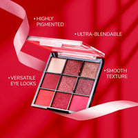 Nine Color Eyeshadow Palette - Pack of 2 Group-Poison Apple & Birthday Cake