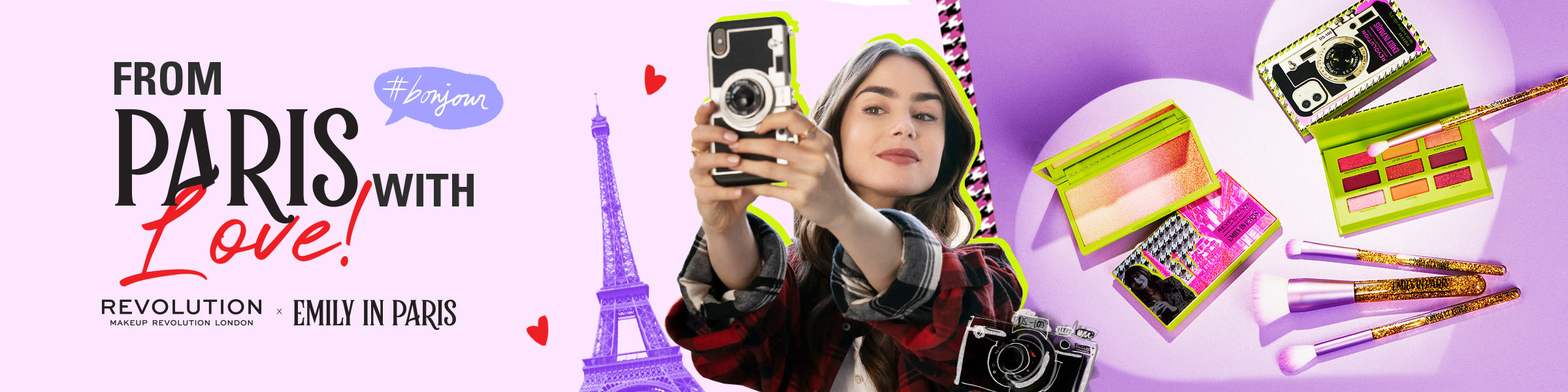 Makeup Revolution X Emily In Paris Limited Collection | HOK Makeup