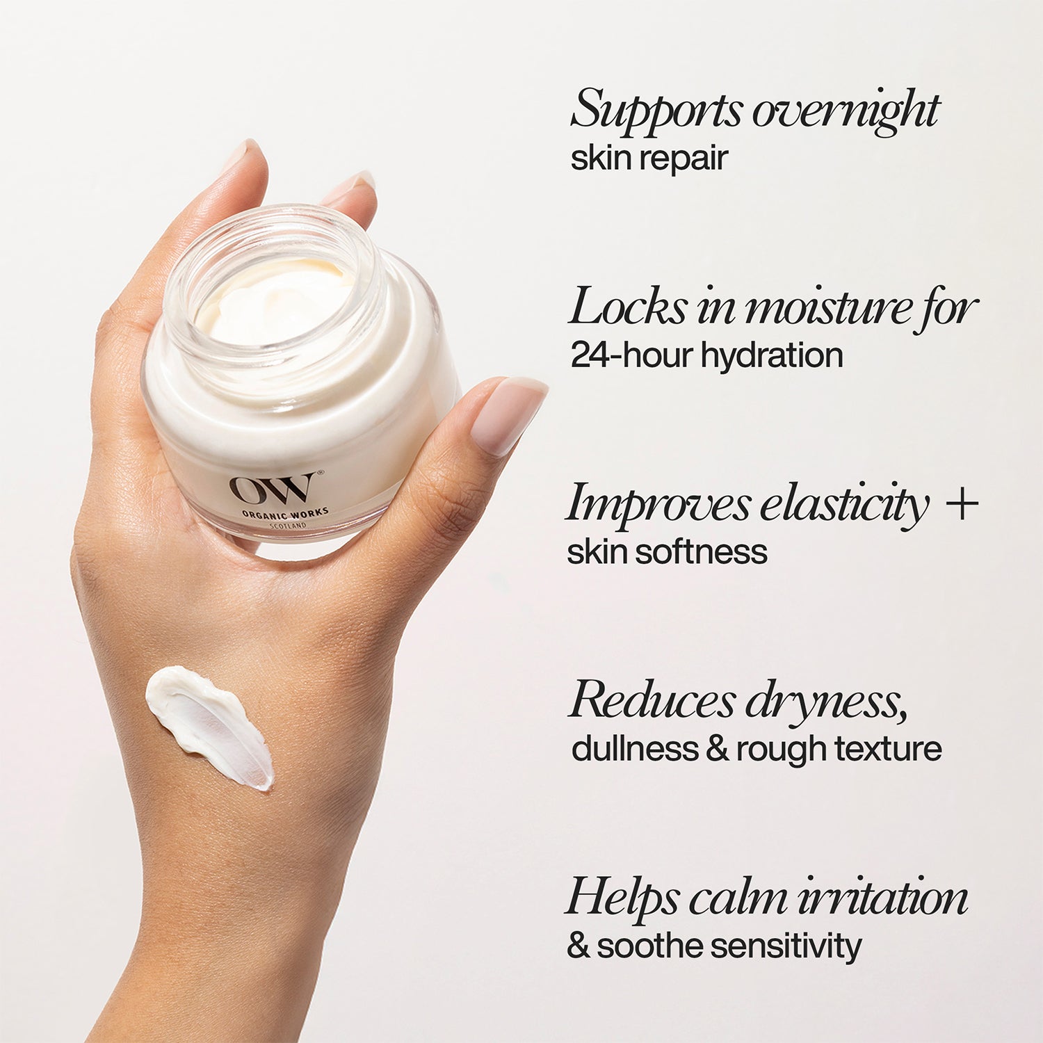 Renewal Night Cream with Vitamin E, Lavender & Grape Seed Oil – 50ml