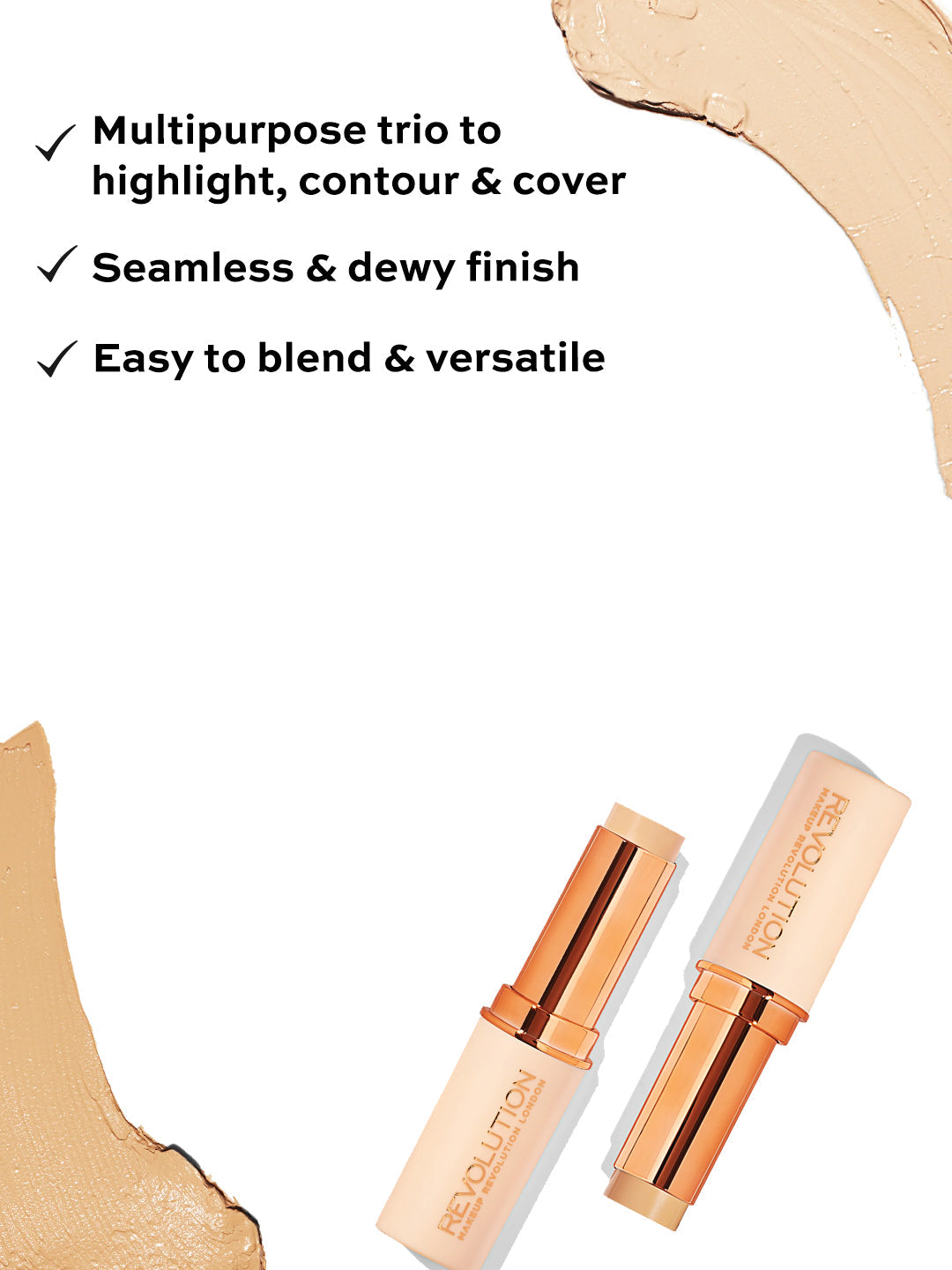 Makeup Revolution Mix 'n' Match - Sculpt - F2, F7, And F12