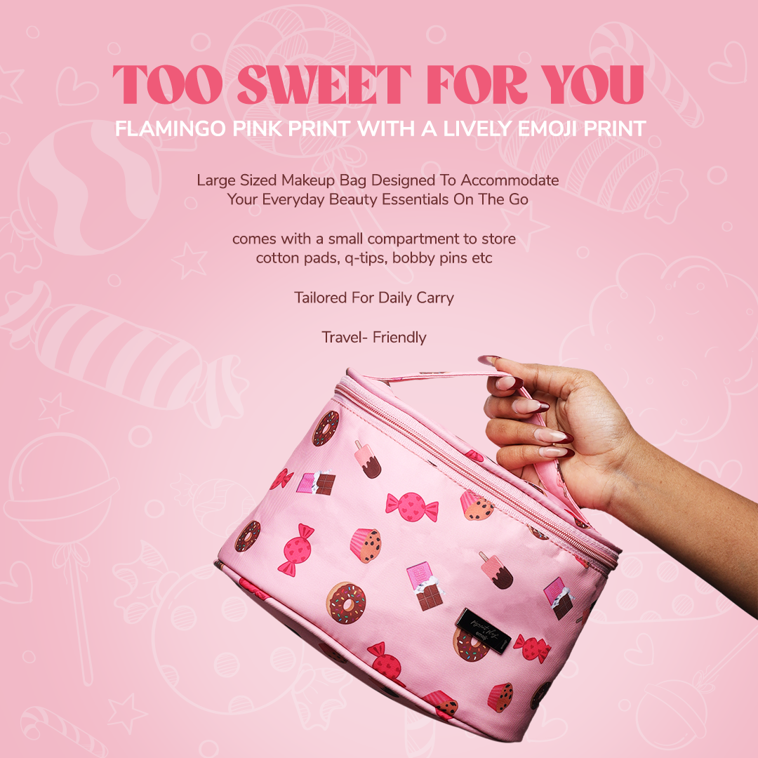 Pigment Play X Emoji Too Sweet For You Cosmetic Bag