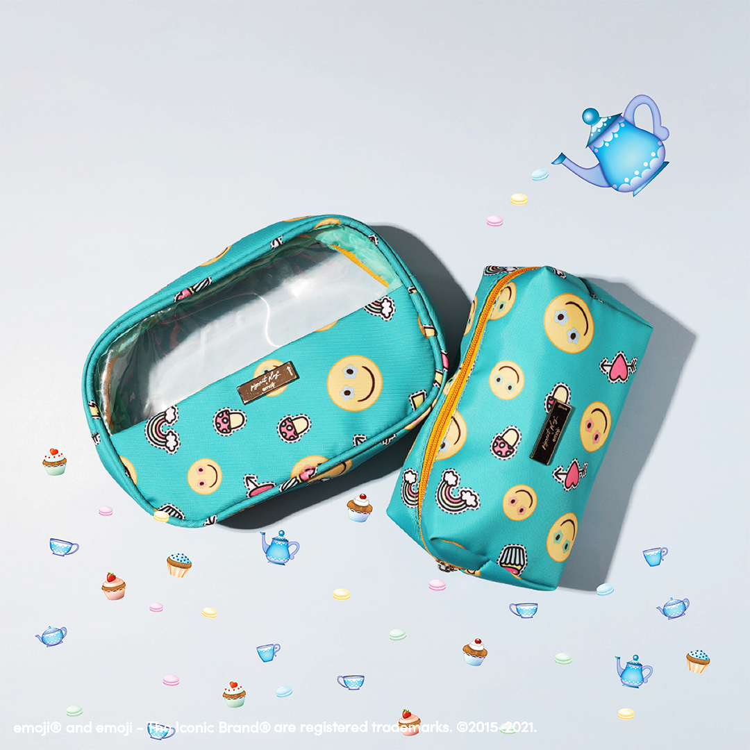 Pigment Play X Emoji Sunny Days Ahead Cosmetic Bag