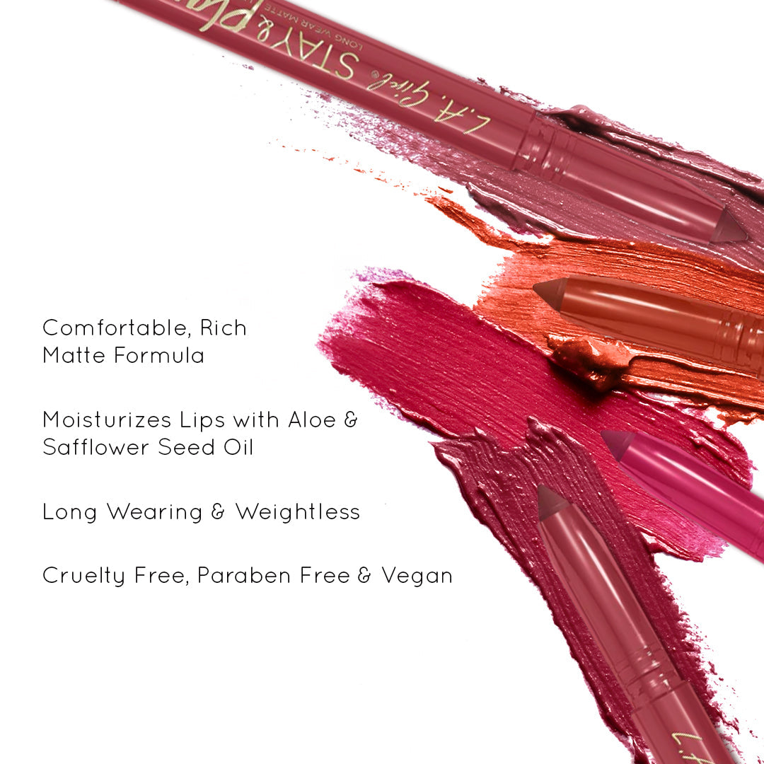 L.A. Girl Stay & Play Matte Lip Crayon