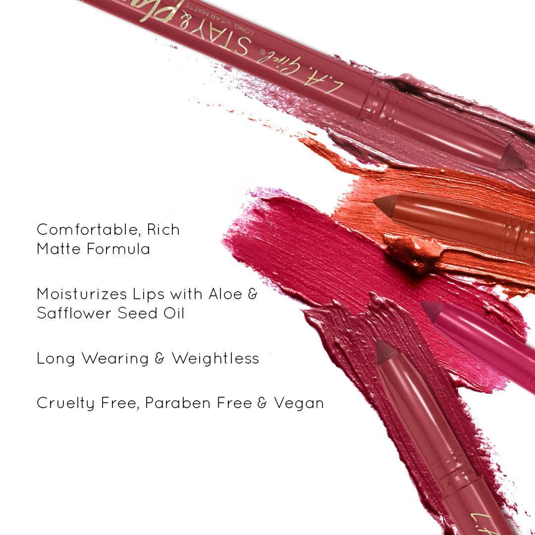 L.A. Girl Stay & Play Matte Lip Crayon