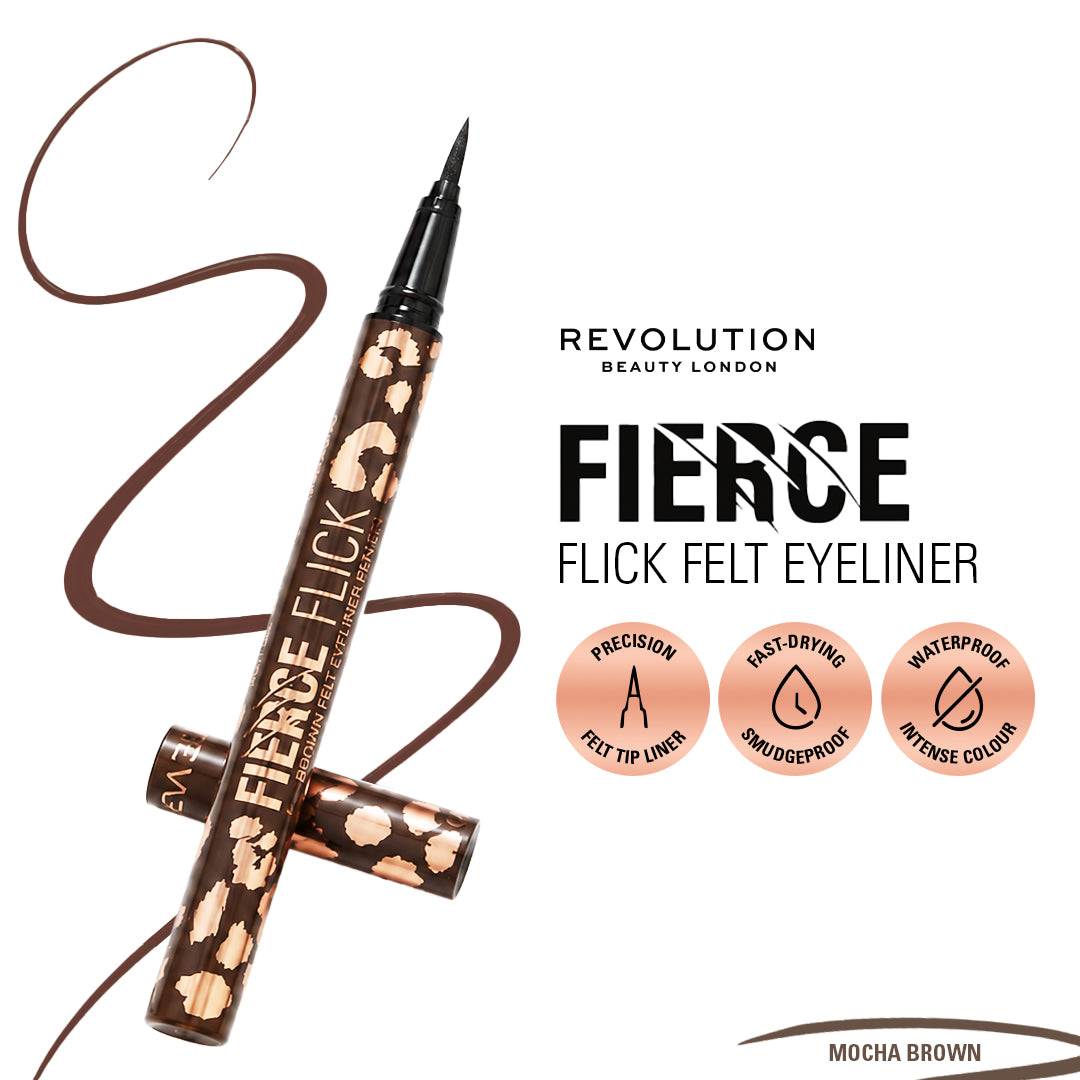 Revolution Fierce Flick Felt Eyeliner Pen