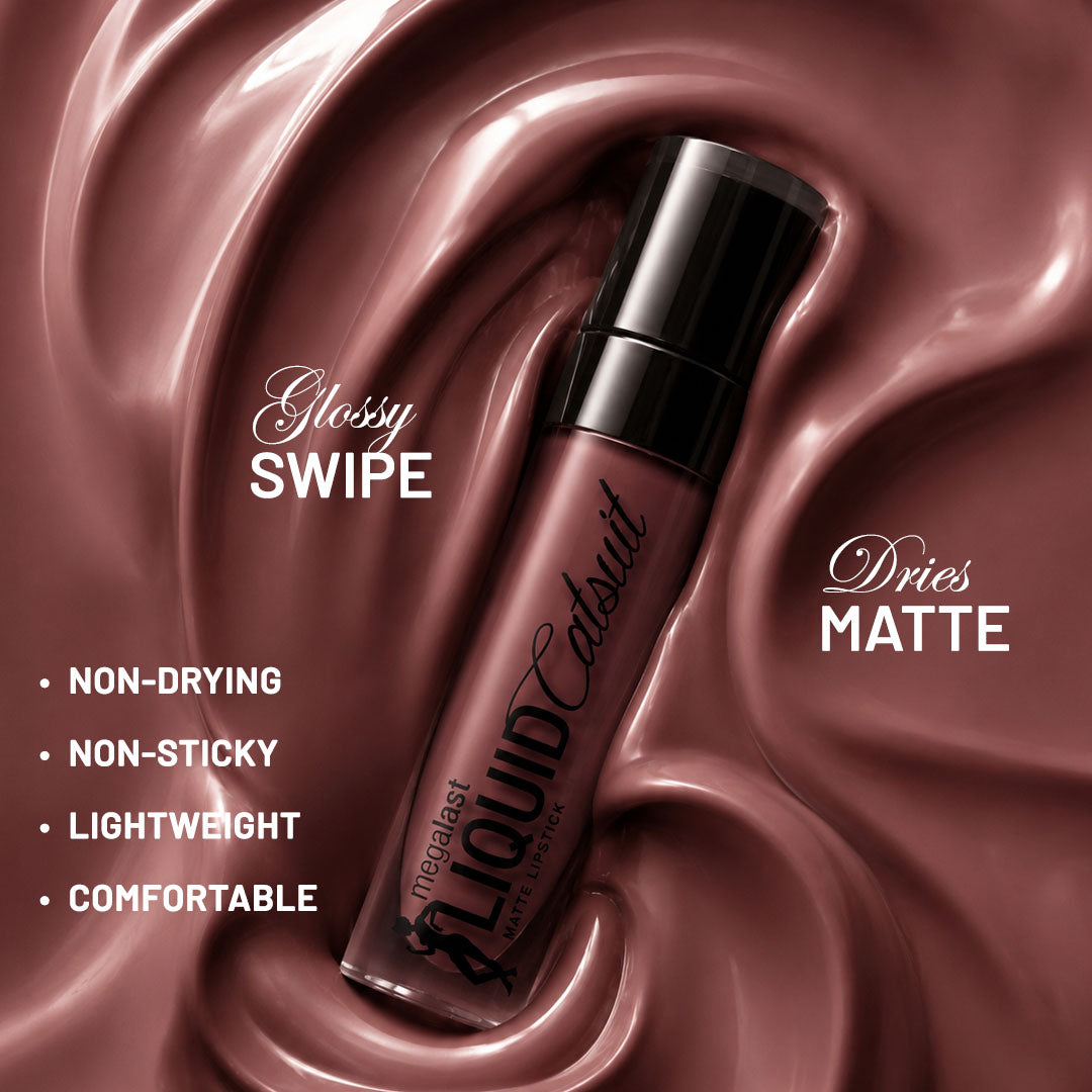 Wet n Wild Megalast Liquid Catsuit Matte Lipstick - Give Me Mocha