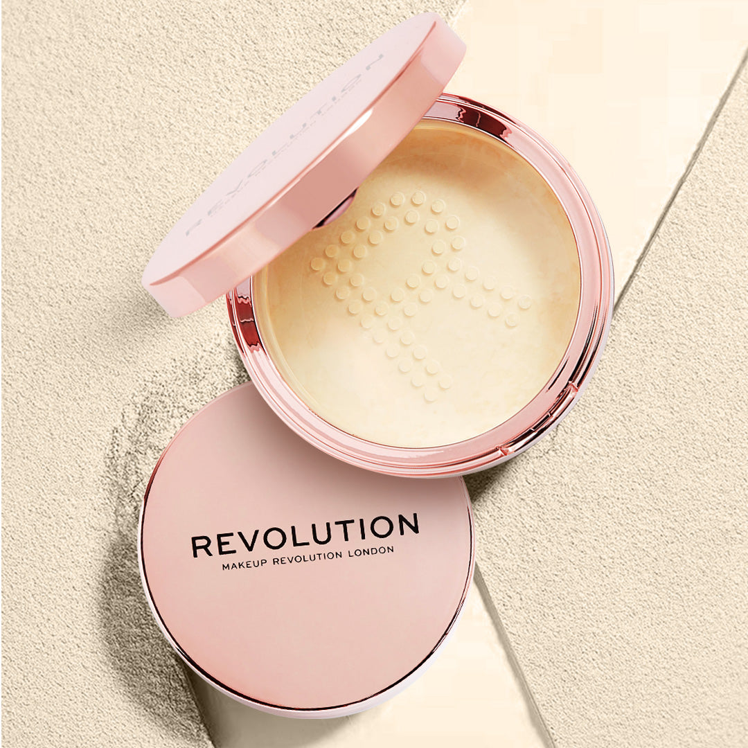 Makeup Revolution Conceal & Fix Setting Powder Light Yellow