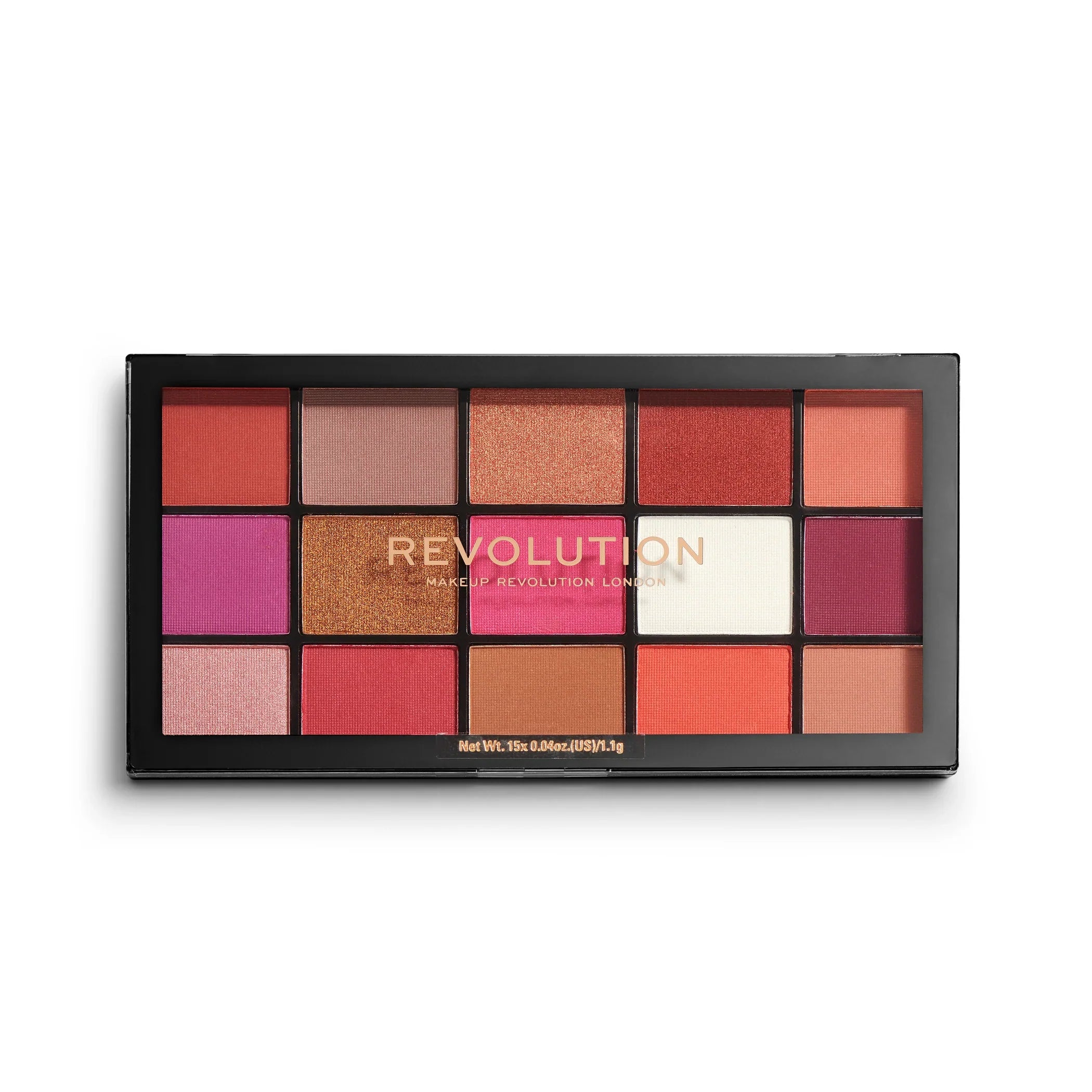 Makeup Revolution Reloaded palette combo (Hypnotic + Red Alert + Velvet Rose)