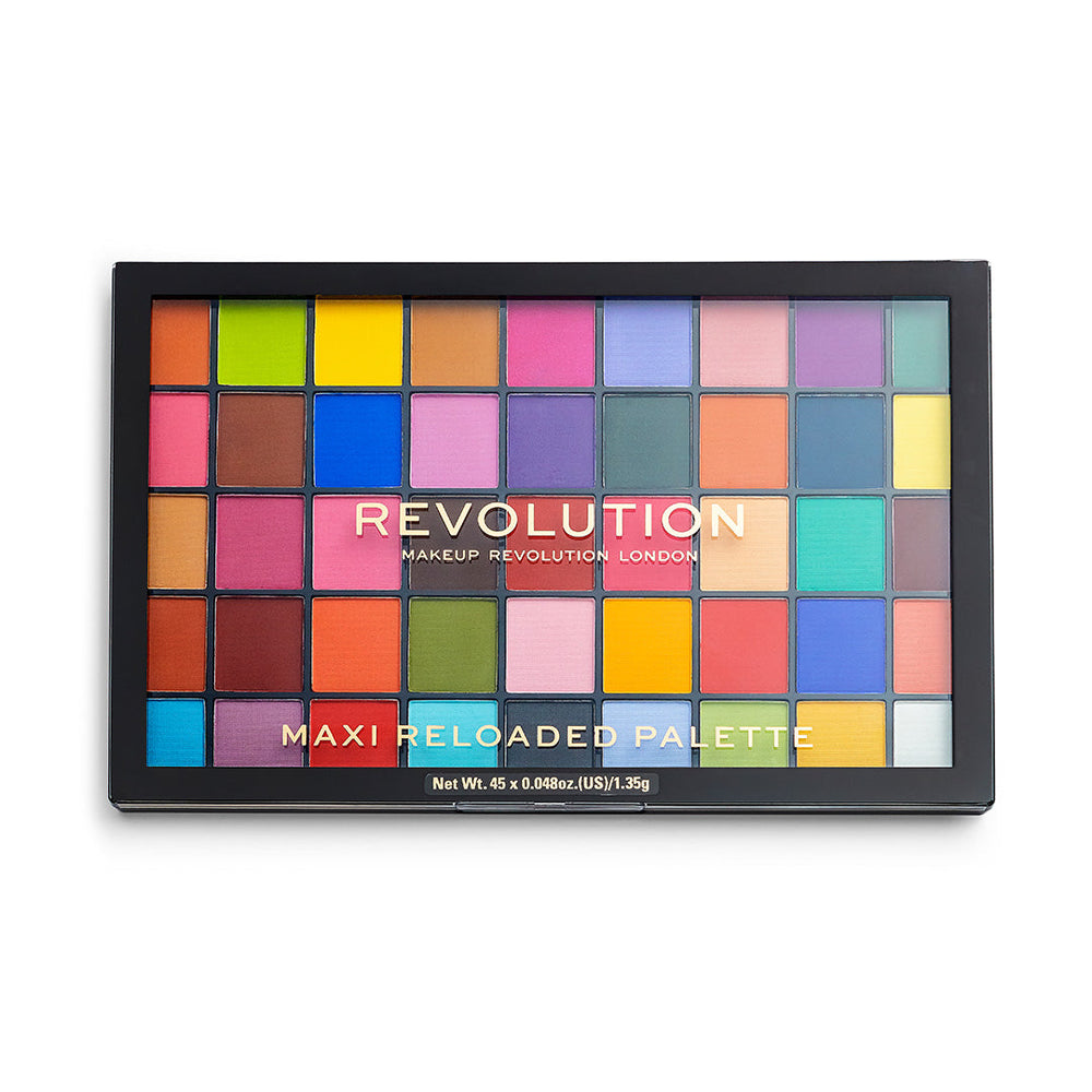 HOK Makeup Makeup Revolution Maxi Reloaded Palette Monster Mattes Makeup Revolution 929A Eyes Eyeshadow Eyeshadow Palette High Risk Makeup revolution