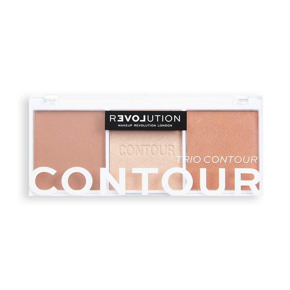 Revolution Relove Colour Play Contour Trio Palette Baked Sugar