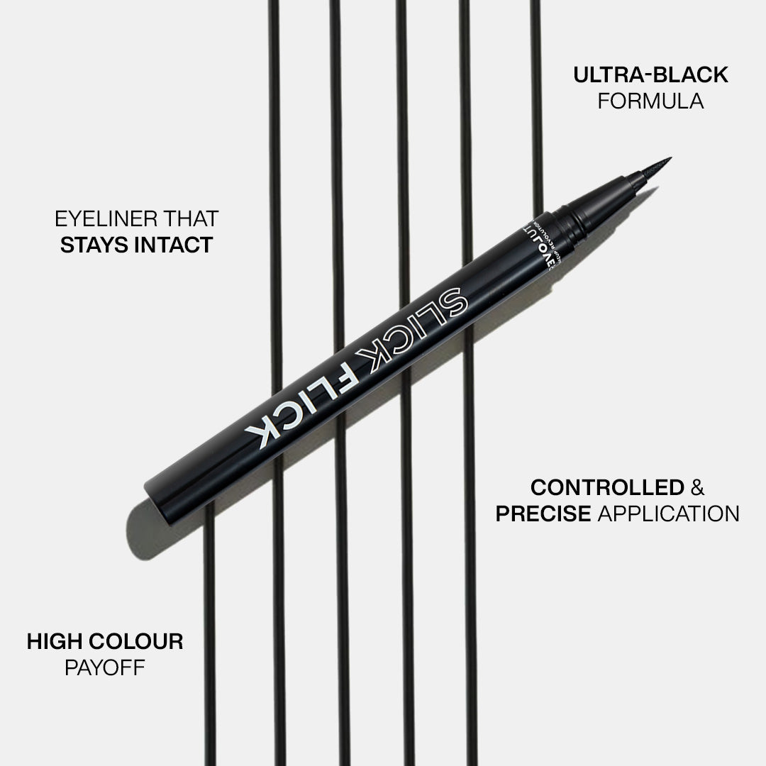 Revolution Relove Slick Flick Eyeliner Black