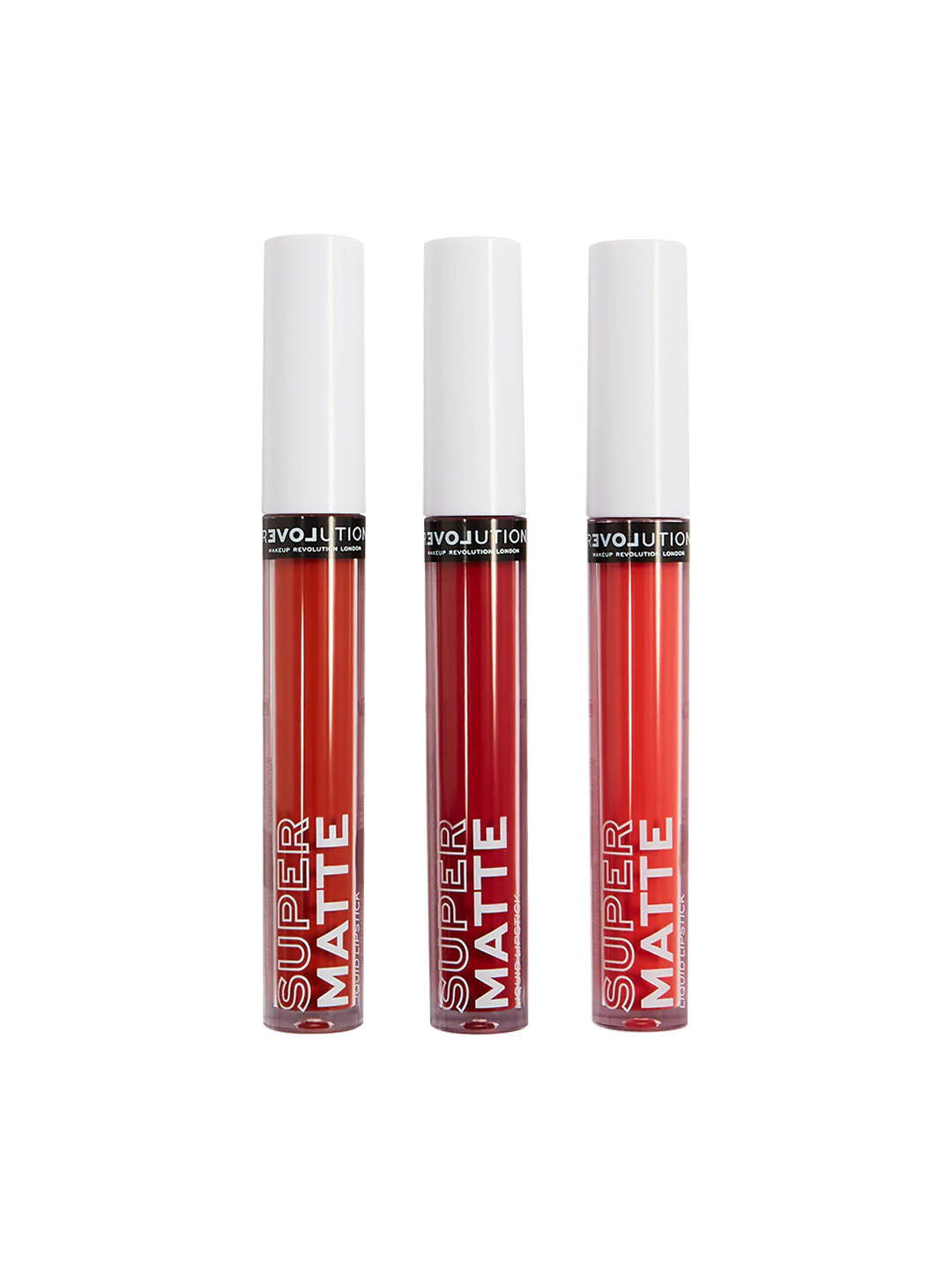 Revolution Relove Supermatte Liquid Lip Set Heat