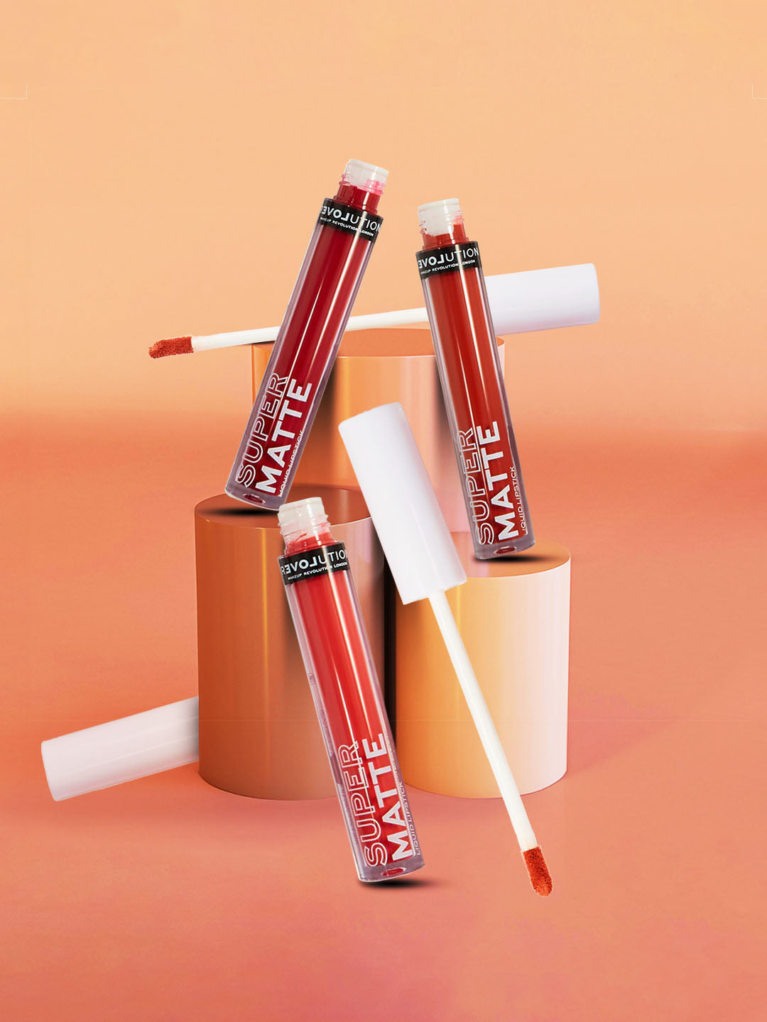 Revolution Relove Supermatte Liquid Lip Set Heat