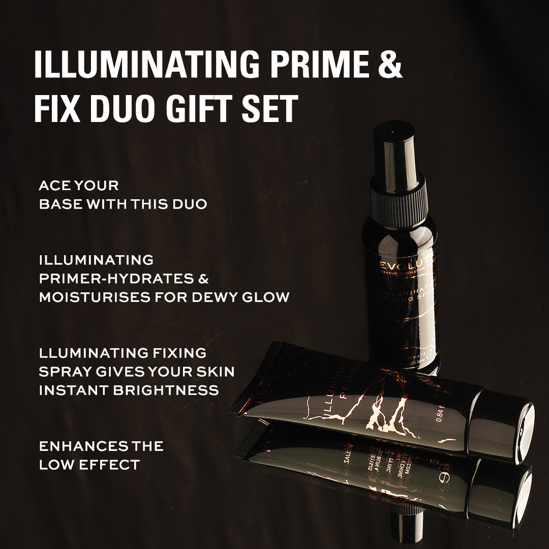 Makeup Revolution Illuminating Prime & Fix Duo Gift Set