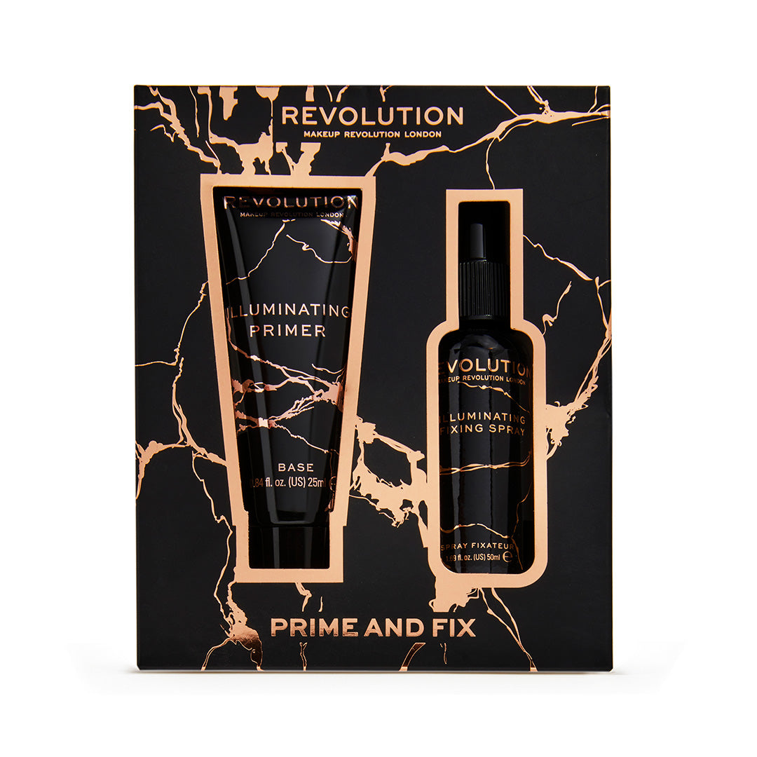 Makeup Revolution Illuminating Prime & Fix Duo Gift Set