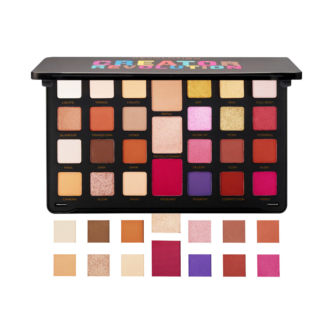 Makeup Revolution Creator Limitless Eyeshadow Palette Nude Reign